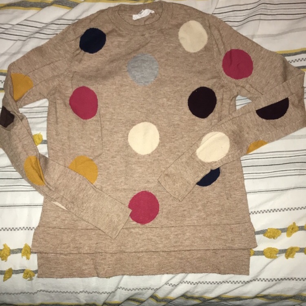 Polka dot sweater